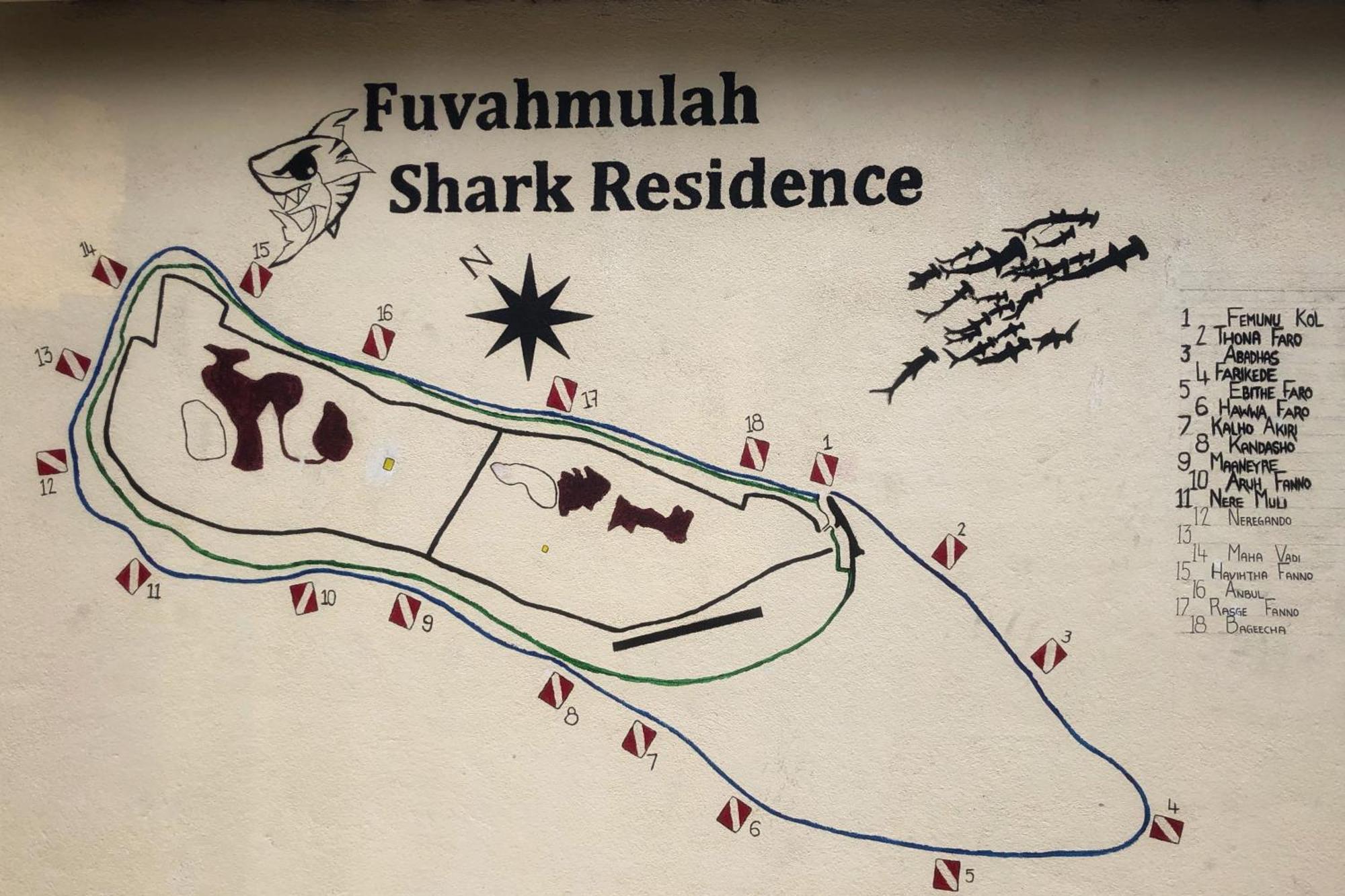 Tiger Shark Residence & Dive Fuvahmulah Exterior foto
